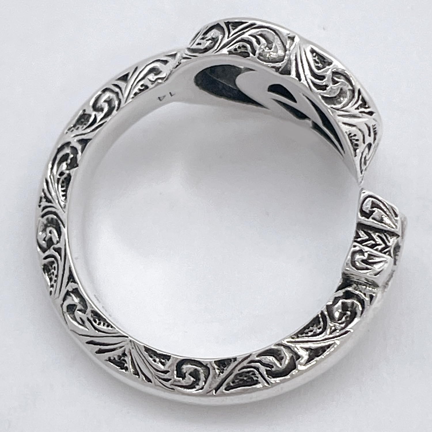 グッチ] GGマーモント ダブルG キーリング 指輪 日本サイズ14号